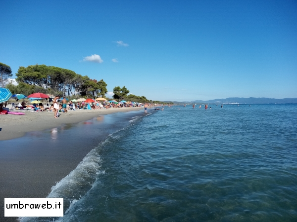 spiaggia della Sterpaia in Toscana