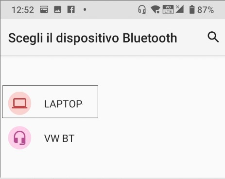 inviare file al pc da cellulare con bluetooth