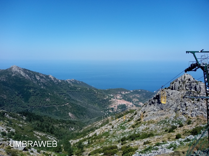 isola d'Elba Monte Capanne la funivia